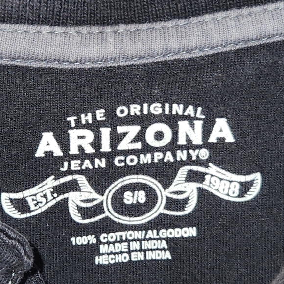 The Original Arizona Jean Company  Boys Polo Shirt Black White Size Small (8) - Picture 3 of 10